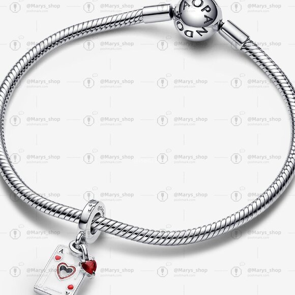 Pandora Disney Villains Queen of Hearts Double Dangle Charm - Picture 3 of 6